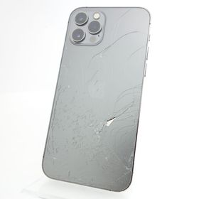 【ジャンク】iPhone12 Pro 256GB グラファイト 電池79％ 背面割れ