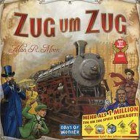 中古ボードゲーム チケット・トゥ・ライド アメリカ 2011年度版 ドイツ語版 (Zug um Zug)