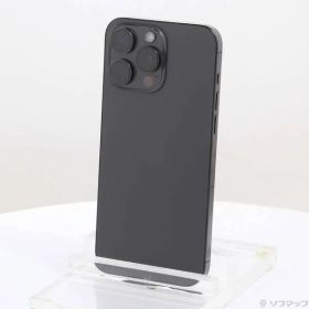 〔中古品〕 iPhone15 Pro Max 256GB ブラックチタニウム MU6P3J／A SIMフリー【352】