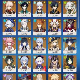 【PU50/90】スカーク+餅 シトラリ マーヴィカ ネフェル ヌヴィレット チャスカ フリーナ | 原神のアカウントデータ、RMTの販売・買取一覧