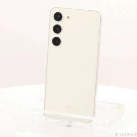 〔中古品〕 Galaxy S23 256GB クリーム SCG19 au SIMフリー【262】