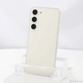 〔中古品〕 Galaxy S23 256GB クリーム SCG19 au SIMフリー【297】