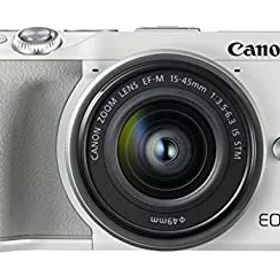 【中古】Canon ミラーレス一眼カメラ EOS M3 レンズキット(ホワイト) EF-M15-45mm F3.5-6.3 IS STM 付属 EOSM3WH-1545ISSTMLK