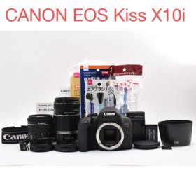 Canon キャノン EOSKiss X10i標準&望遠ダブルレン