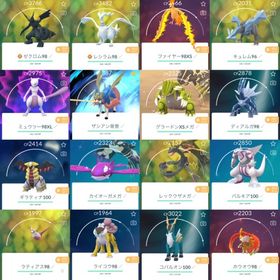 💥TL72伝説個体100!背景ザシアン剣の王!色違い550体!伝説幻1055!個体値100:387 | ポケモンGOのアカウントデータ、RMTの販売・買取一覧