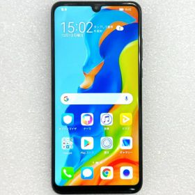 【中古】[ その他メーカー ] HUAWEI P30 lite MAR-LX2J ミッドナイトブラック / simフリー版 白ロム MAR-LX2J