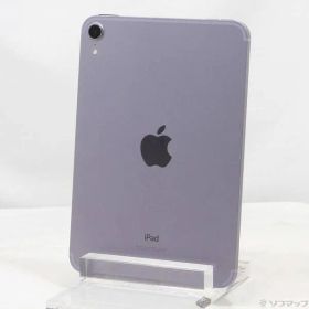 〔中古品〕 iPad mini 第6世代 64GB パープル MK8E3J／A auロック解除SIMフリー【305】