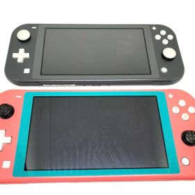 処分ニンテンドーSwitch Lite本体グレー/ピンク2台ジャンク品