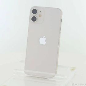 〔中古品〕 iPhone12 mini 128GB ホワイト MGDM3J／A SIMフリー【258】