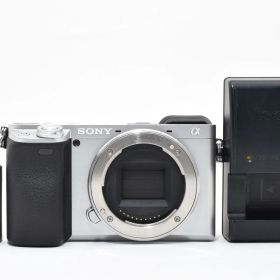 ★ショット数:4,800回!!★ SONY ソニー α6400 ILCE-6400 ボディ ミラーレス一眼カメラ シルバー ＃3486