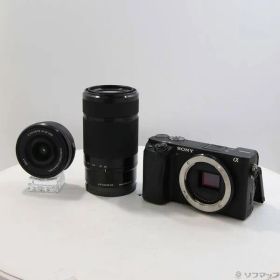 〔中古品〕 α6400 ILCE-6400Y ダブルズームレンズキット ブラック【251】