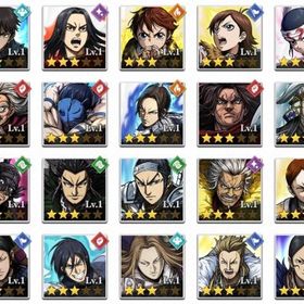 初期 石81,400個 那貴,桓騎,河了貂,昌平君,紀彗,李牧,王賁,紫伯 | キングダム 頂天のアカウントデータ、RMTの販売・買取一覧