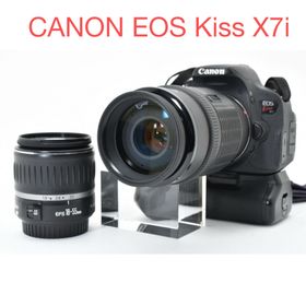 キヤノン(Canon)のデジタル一眼カメラcanon kiss x7i標準&望遠&望遠ダブルレンズセット(デジタル一眼)