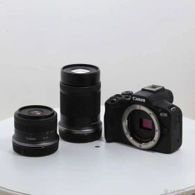 〔中古品〕 EOS R50 ダブルズームキット ブラック【344】