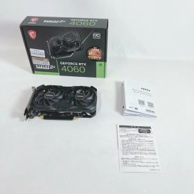 【中古】MSI GeForce RTX 4060 VENTUS 2X BLACK 8G OC グラフィックスボード VD8560