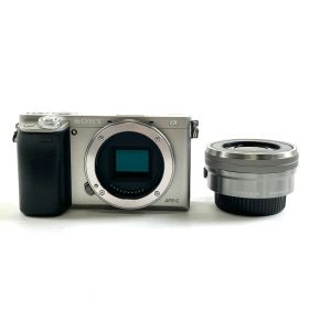 ソニー SONY α6000 パワーズームレンズキット ILCE-6000L S シルバー デジタル ミラーレス 一眼カメラ 【中古】