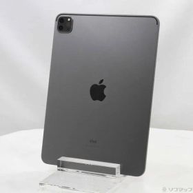 〔中古品〕 iPad Pro 11インチ 第3世代 128GB スペースグレイ MHQR3J／A Wi-Fi【377】