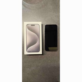 アイフォーン(iPhone)のiPhone15pro 128gb ナチュラルチタニウム(スマートフォン本体)