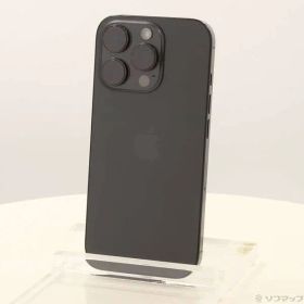 〔中古品〕 iPhone16 Pro 256GB ブラックチタニウム MYN03J／A SIMフリー【269】