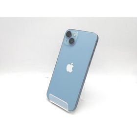 【中古】Apple SoftBank 【SIMフリー】 iPhone 14 Plus 128GB ブルー MQ4H3J/A【立川フロム中武】保証期間１ヶ月【ランクB】