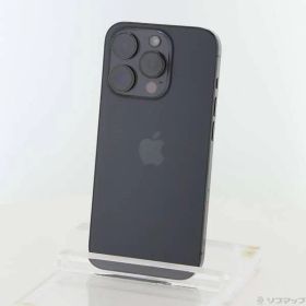 〔中古品〕 iPhone15 Pro 256GB ブラックチタニウム MTUC3J／A SIMフリー【371】