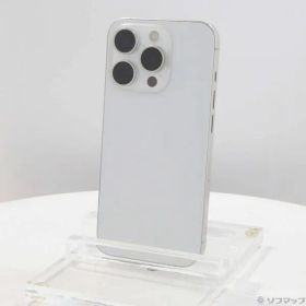 〔中古品〕 iPhone15 Pro 256GB ホワイトチタニウム MTUD3J／A SIMフリー【297】