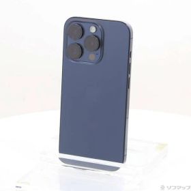 〔中古品〕 iPhone15 Pro 512GB ブルーチタニウム MTUL3J／A SIMフリー【371】