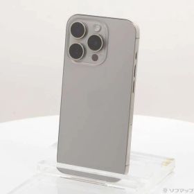 〔中古品〕 iPhone15 Pro 128GB ナチュラルチタニウム MTU93J／A SIMフリー【251】