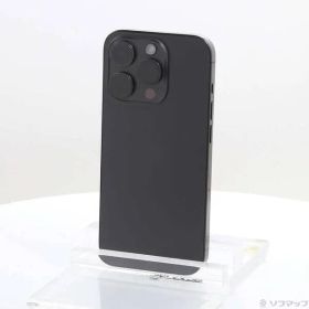 〔中古品〕 iPhone15 Pro 128GB ブラックチタニウム MTU73J／A SIMフリー【344】