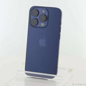 〔中古品〕 iPhone15 Pro 128GB ブルーチタニウム MTUA3J／A SIMフリー【305】