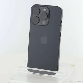 〔中古品〕 iPhone15 Pro 128GB ブラックチタニウム MTU73J／A SIMフリー【196】