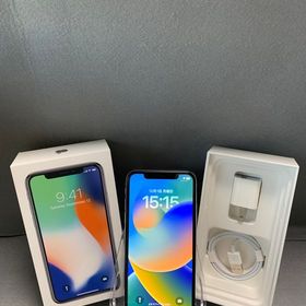 訳あり 国内版 SIMフリー iPhoneX 256GB シルバー色