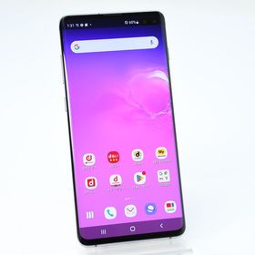 【液晶美品】SIMフリーdocomo Galaxy S10+ SC-04L プリズムブラック