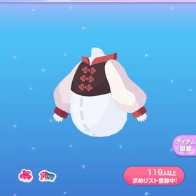 1点300円朱き獣ガール拳法上着 | ポケコロのアイテム、RMTの販売・買取一覧