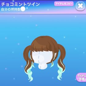 【早い者勝ち】チョコミントツイン | ポケコロのアイテム、RMTの販売・買取一覧