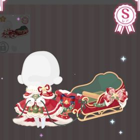 【Christmas Night with You】クリスマスの夜空を一緒に♡ソリ付きワンピ | ハロスイ(ハロースイートデイズ)のアカウントデータ、RMTの販売・買取一覧