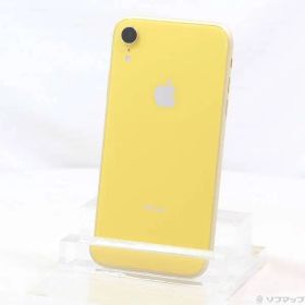 〔中古品〕 iPhoneXR 64GB イエロー MT082J／A SIMフリー【269】