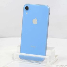 〔中古品〕 iPhoneXR 64GB ブルー MT0E2J／A SIMフリー【348】