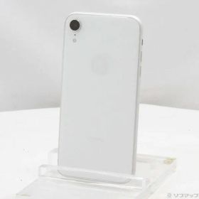 〔中古品〕 iPhoneXR 128GB ホワイト MT0J2J／A SIMフリー【377】