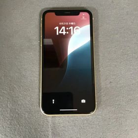 美品 国内版 SIMフリー iPhoneXr 64GB イエロー色