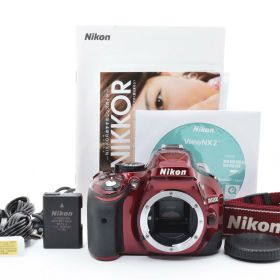 【中古】Nikon ニコン D5200 ボディ レッド