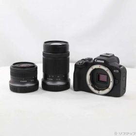 【中古】Canon(キヤノン) EOS R50 ダブルズームキット ブラック 【258-ud】