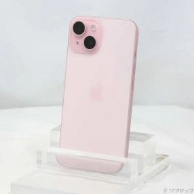 〔中古品〕 iPhone15 128GB ピンク MTMJ3J／A SIMフリー【349】