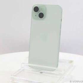 〔中古品〕 iPhone15 256GB グリーン MTMT3J／A SIMフリー【258】