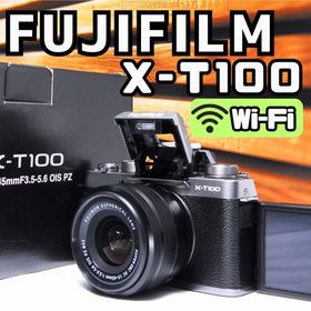 フジフイルム(富士フイルム)の【動作確認済】FUJIFILM X-T100 ミラーレスカメラ Wi-Fi(ミラーレス一眼)