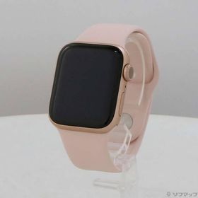 〔中古〕Apple(アップル) Apple Watch Series 6 GPS 40mm ゴールドアルミニウムケース ピンクサンドスポーツバンド〔352-ud〕