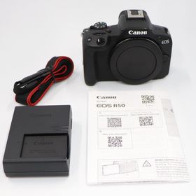 キヤノン(Canon)の[中古] CANON EOS R50 ボディ ミラーレス一眼 ブラック [良い(B)](ミラーレス一眼)