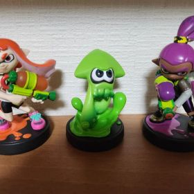 スプラトゥーン amiibo ボーイ(限定) ガール イカ