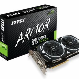 【中古】【非常に良い】MSI GeForce GTX 1070 Ti ARMOR 8G グラフィックスボード VD6491