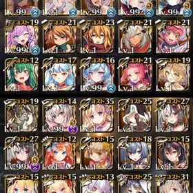 英傑16伏綺・ティルト・クリセーラなど | アイギス(千年戦争アイギス)のアカウントデータ、RMTの販売・買取一覧